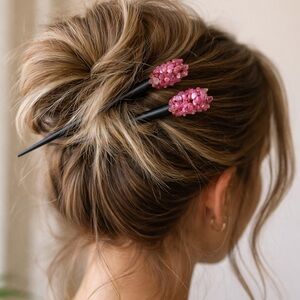 Set of Six Genuine Crystal Chopsticks